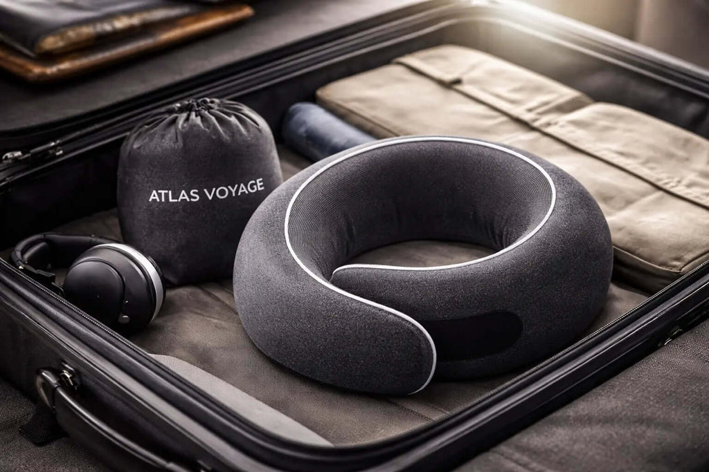 Atlas Voyage Memory Foam Travel Pillow Atlas Voyage